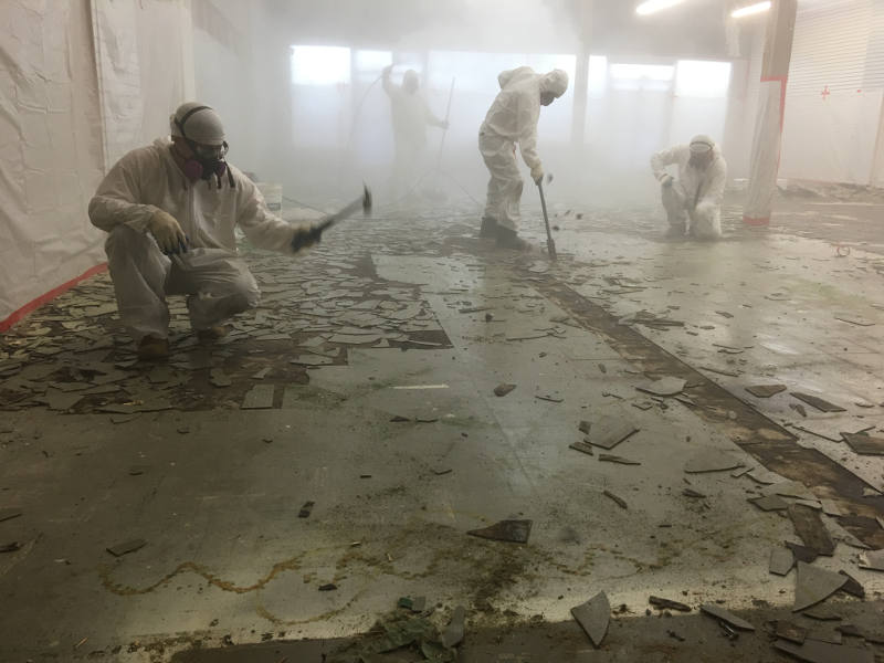 asbestos abatement technicians